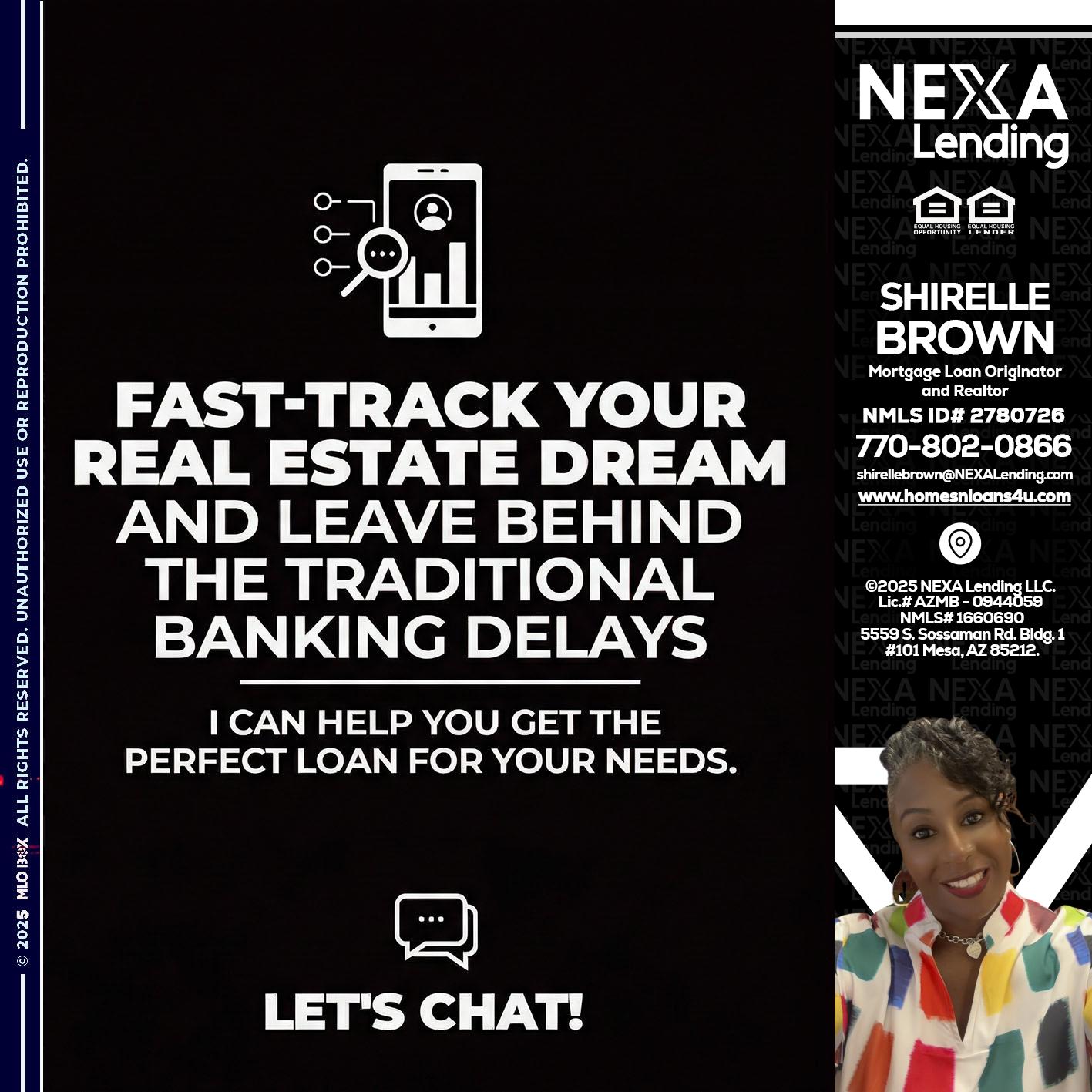 FAST TRACK - Shirelle Brown -Mortgage Loan Originator and Realtor