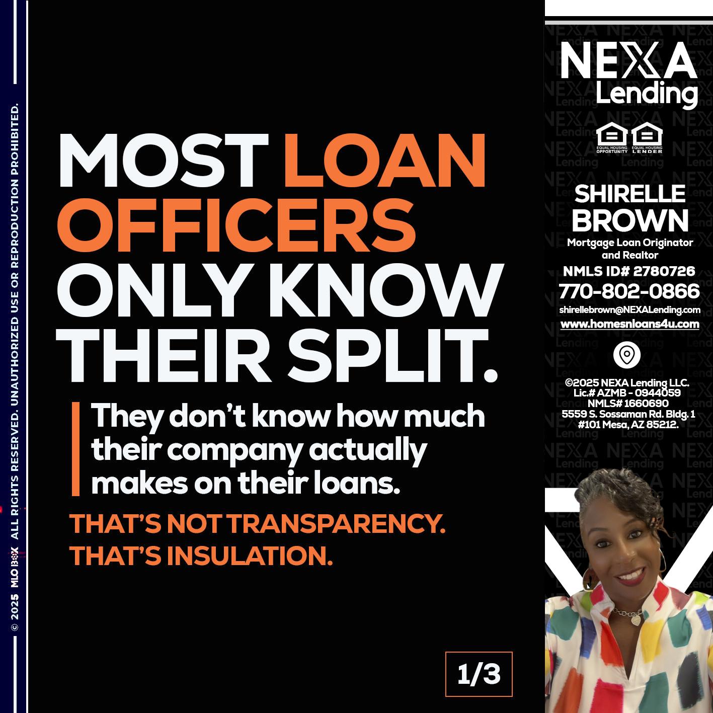 1 OF 3 - Shirelle Brown -Mortgage Loan Originator and Realtor