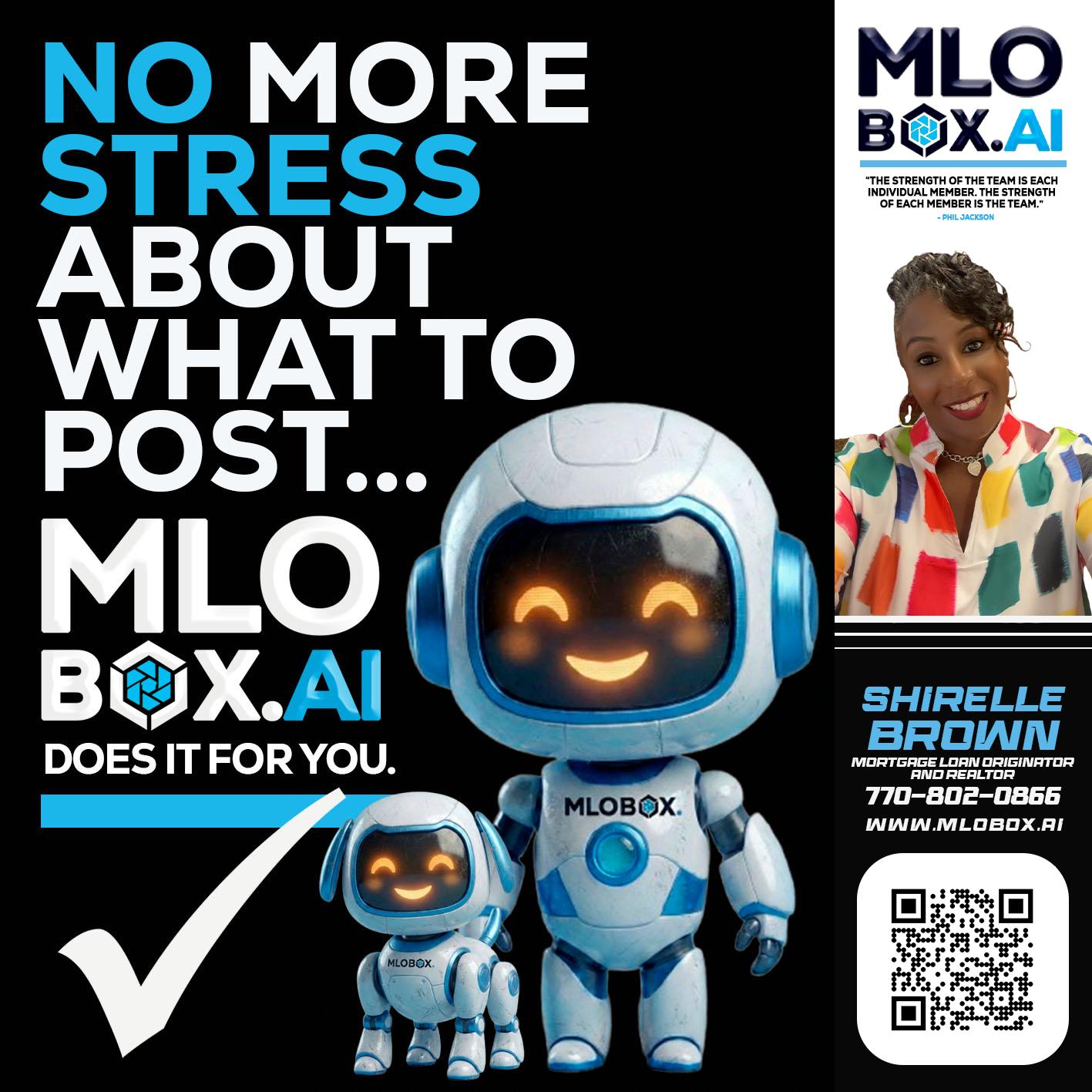 NO MORE STRESS - Shirelle Brown -Mortgage Loan Originator and Realtor