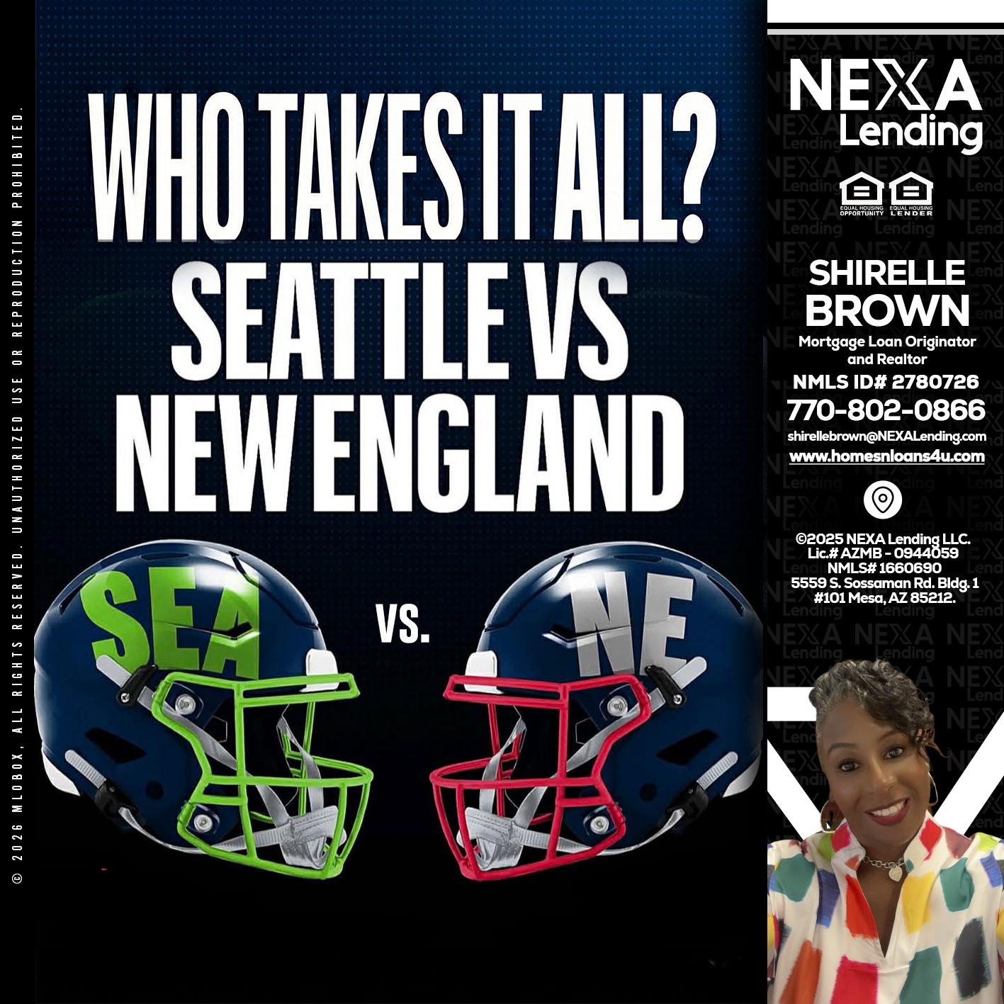 WHO TAKE IT ALL? - Shirelle Brown -Mortgage Loan Originator and Realtor