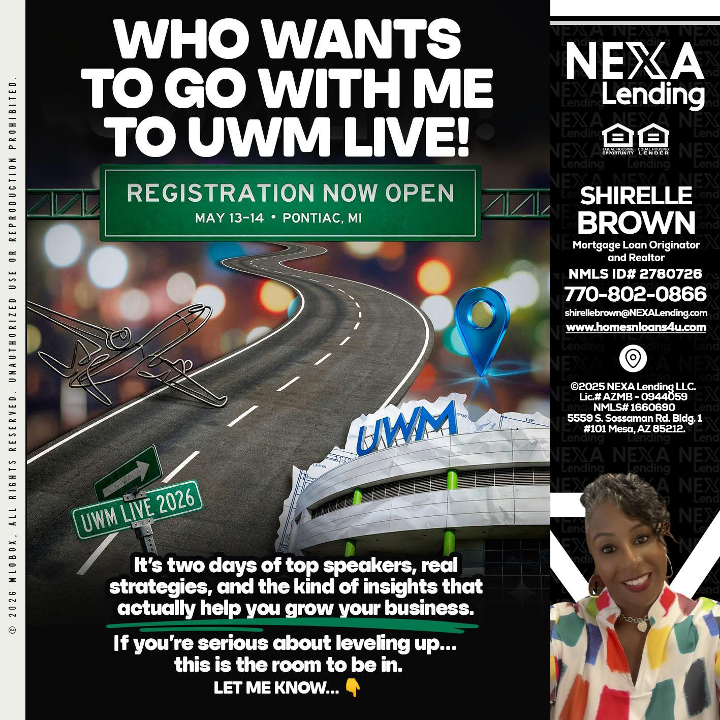 WHO WANTS - Shirelle Brown -Mortgage Loan Originator and Realtor