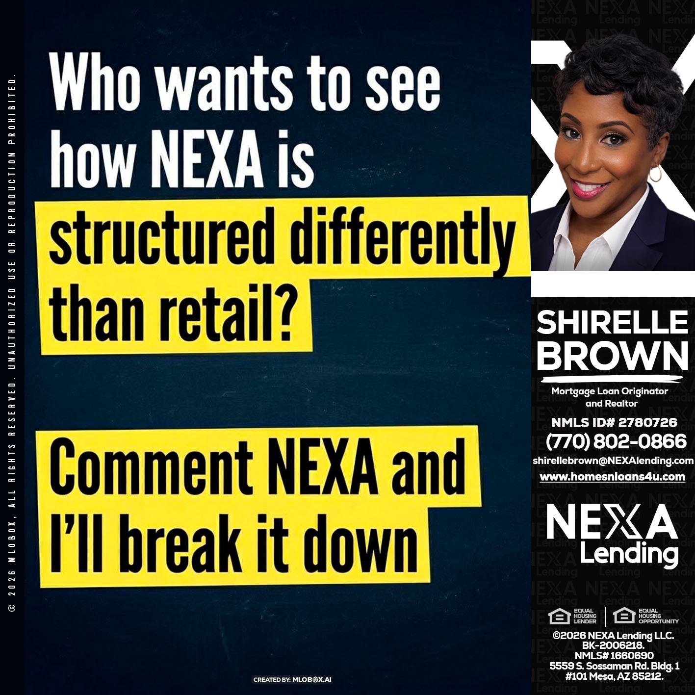 who want to see - Shirelle Brown -Mortgage Loan Originator and Realtor