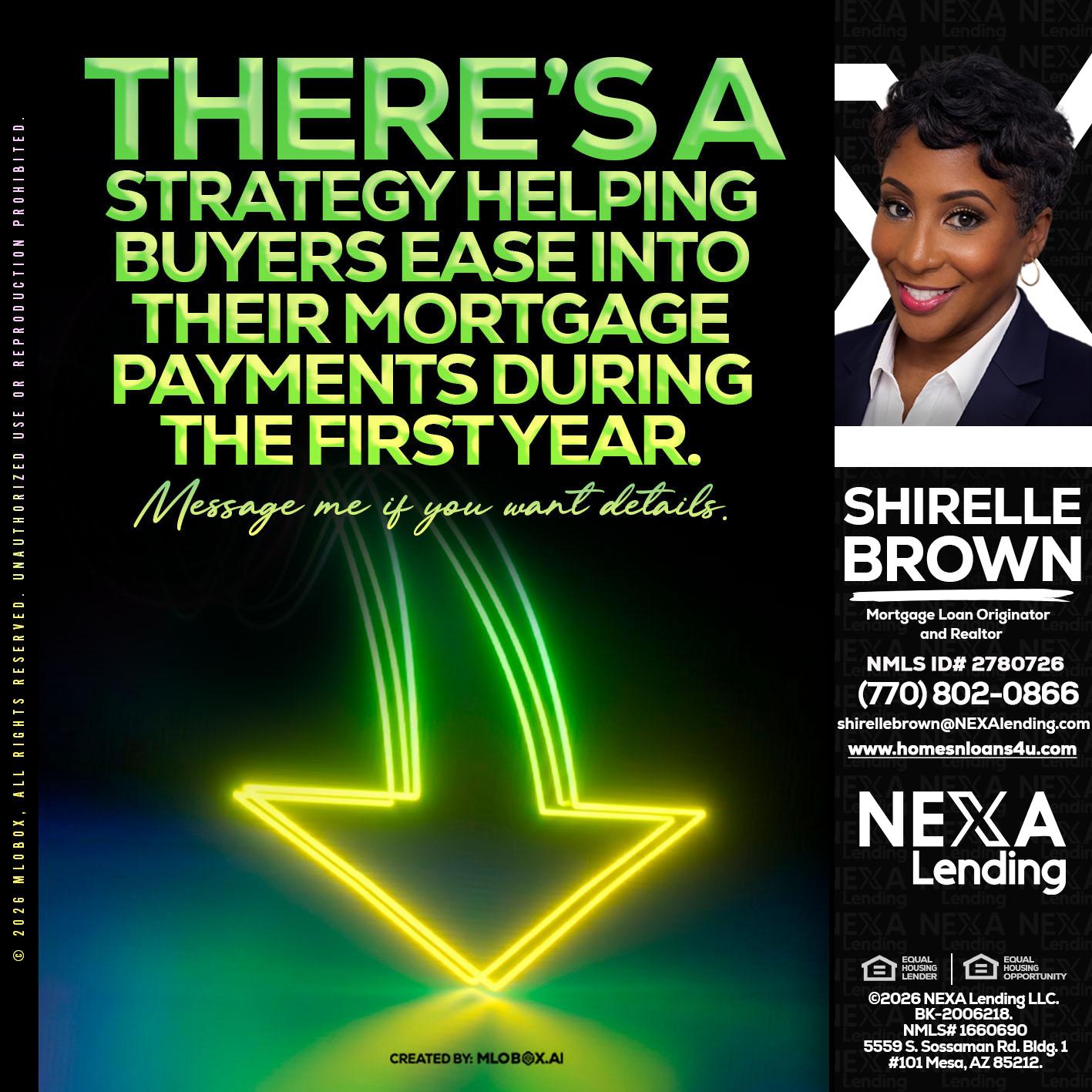THERES A STATEGY - Shirelle Brown -Mortgage Loan Originator and Realtor